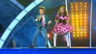 JESC 2010 Russia: Sasha Lazin & Liza Drod - Boy and Girl (LIVE)